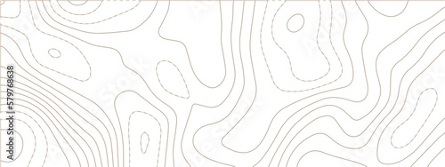 Topographic map background geographic line map with elevation assignments. Modern design with White background with topographic wavy pattern design paper texture Imitation of a geographical map shades