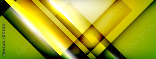 Light and shadow squares and lines abstract background