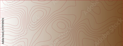 Topographic map background geographic line map with elevation assignments. Modern design with White background with topographic wavy pattern design paper texture Imitation of a geographical map shades