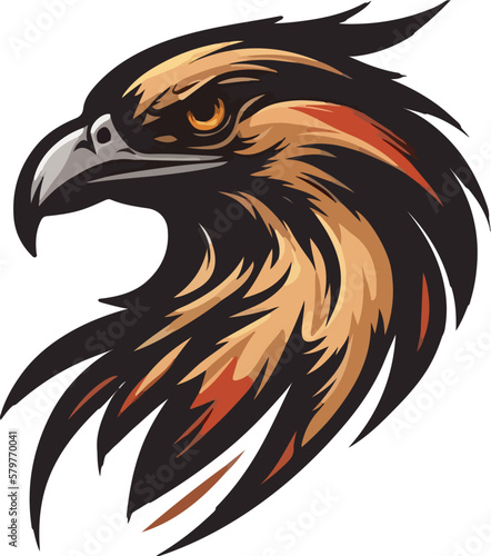 eagle head vector, simple logo of a eagle, eagle illustration