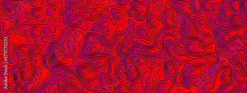 Topographic map background geographic line map with elevation assignments. Modern design with White background with topographic wavy pattern design paper texture Imitation of a geographical map shades