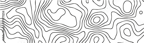 Topographic map background geographic line map with elevation assignments. Modern design with White background with topographic wavy pattern design paper texture Imitation of a geographical map shades