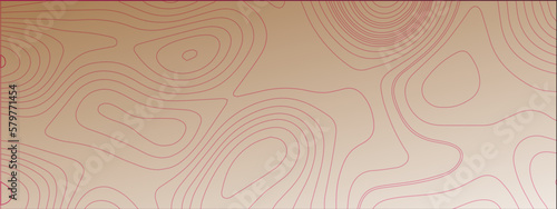 Topographic map background geographic line map with elevation assignments. Modern design with White background with topographic wavy pattern design paper texture Imitation of a geographical map shades