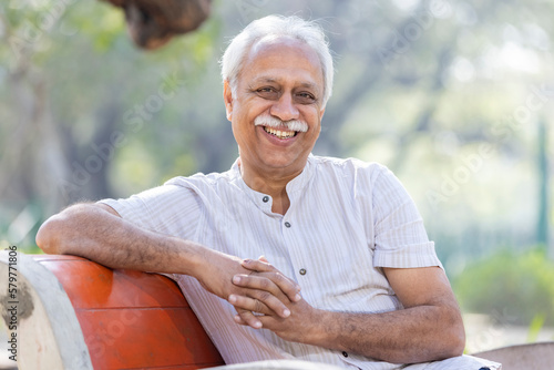 Photography Happy senior man at park