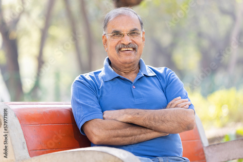 Photography Happy senior man at park