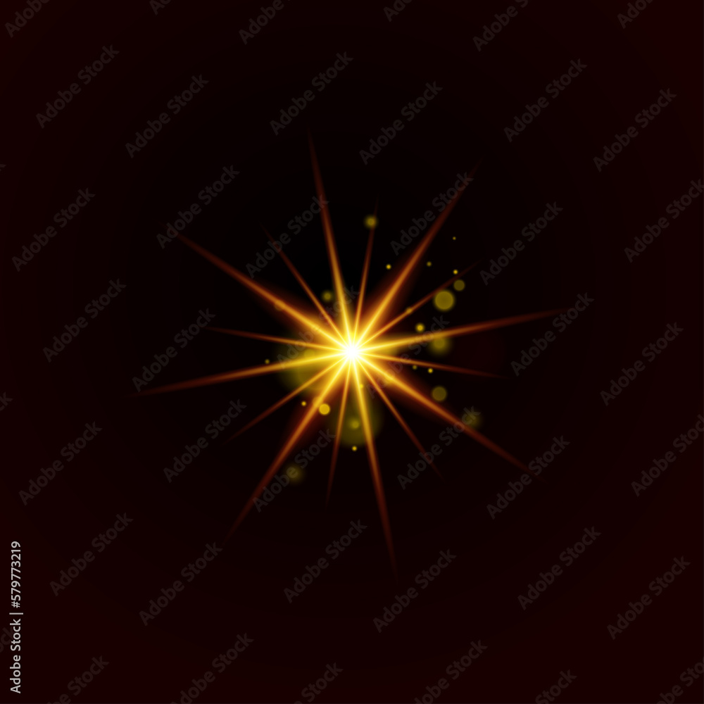 Sparkling dust particles. Glittering red golden dust. Abstract background with bokeh effect. Sparkling dust particles. Glittering red golden dust. Abstract background with bokeh effect.