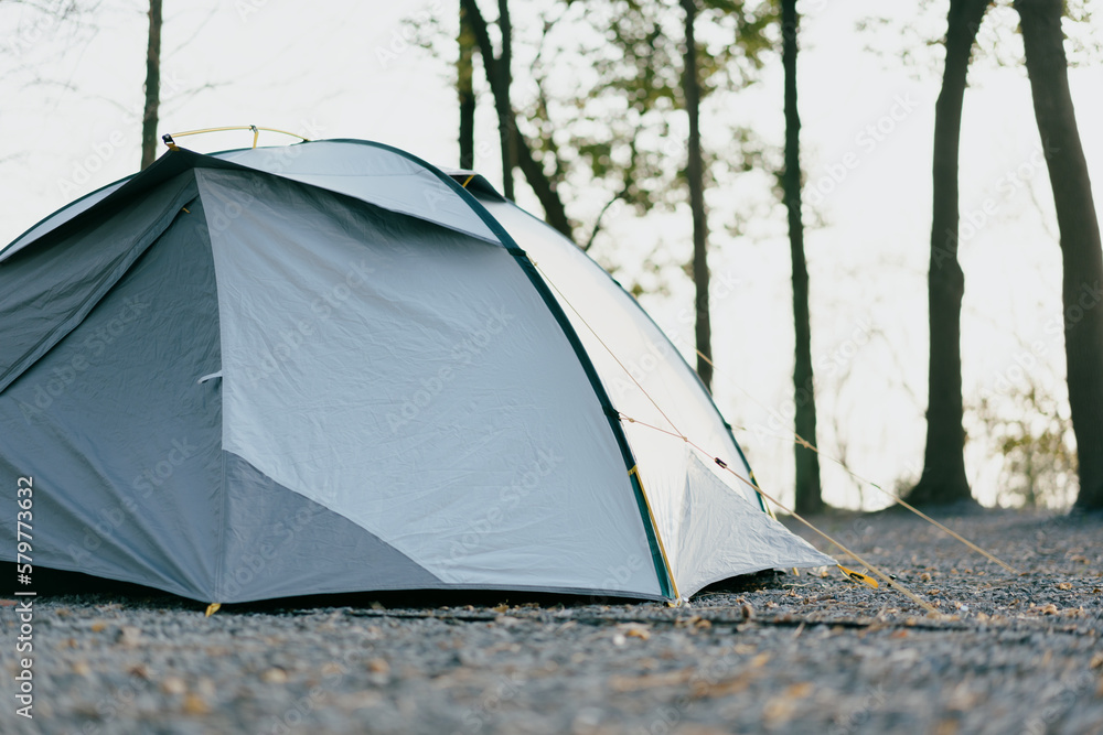 camping in city park