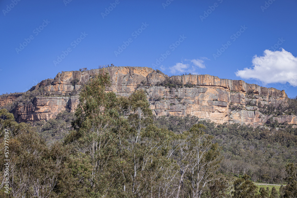Blue Mountains overlooking Wolgan Valley, New South Wales, Australia