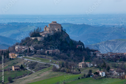park of canossa and rossena hill of reggio emilia with castles and historical centers built by matilde di canossa photo