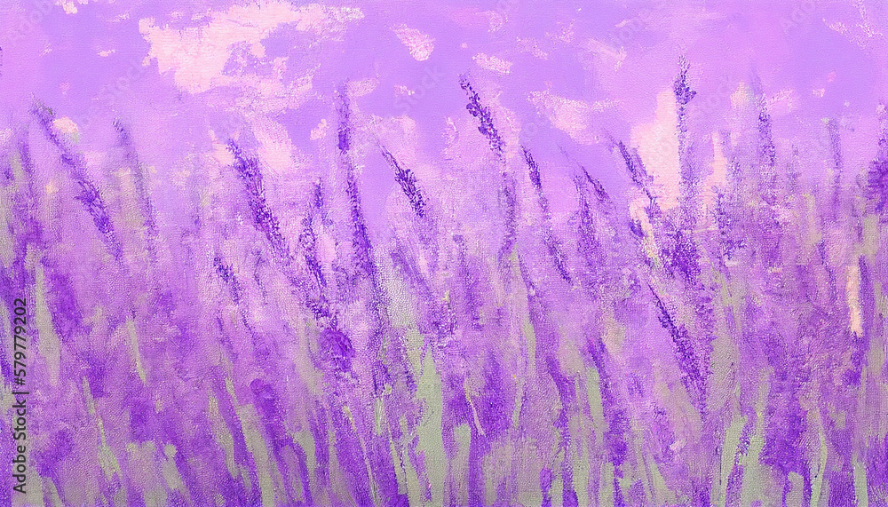 Fototapeta premium Lavender painting texture background #2