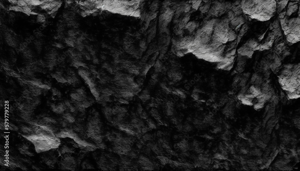 Black and white rock texture. It looks like a rough concrete Black and white rock texture. It looks like a rough concrete