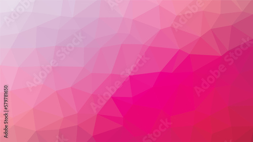 Multicolor polygon pattern. Low poly design 