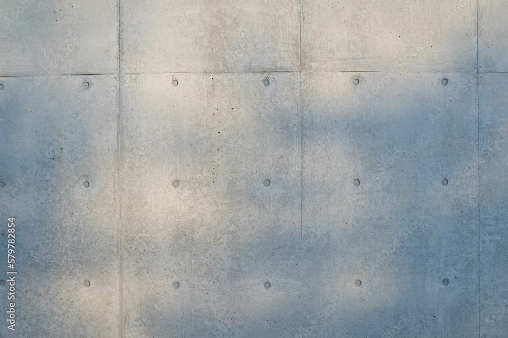 Obraz premium コンクリートの壁に映る影