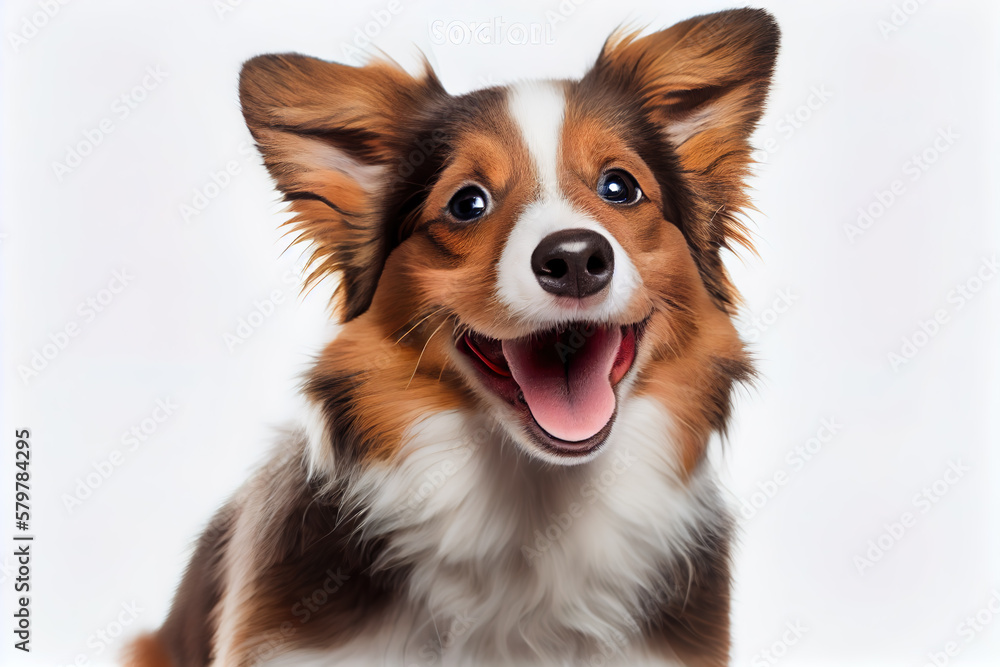 Isolated Happy Smiling Dog White Background Portrait (1) Isolated Happy Smiling Dog White Background Portrait (1)