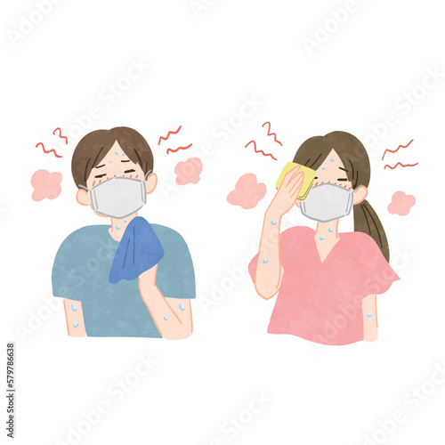 マスクで熱がこもる人