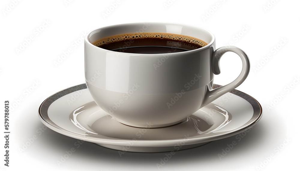 Obraz premium coffee cup isolate, espresso cup isolate, generative ai