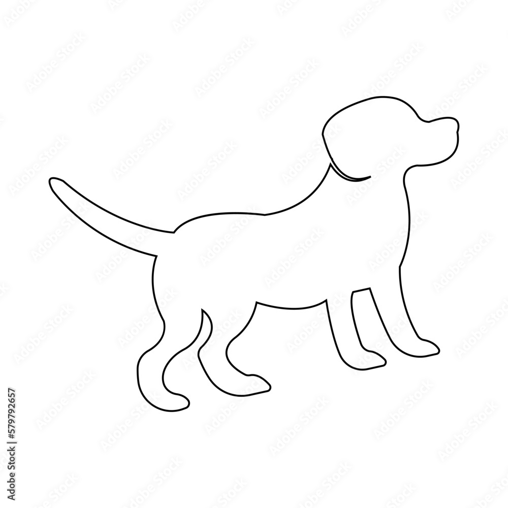 dog icon illustration vector dog icon illustration vector