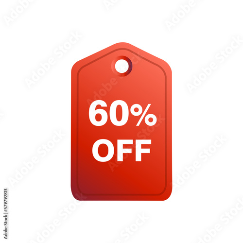 60%off tag