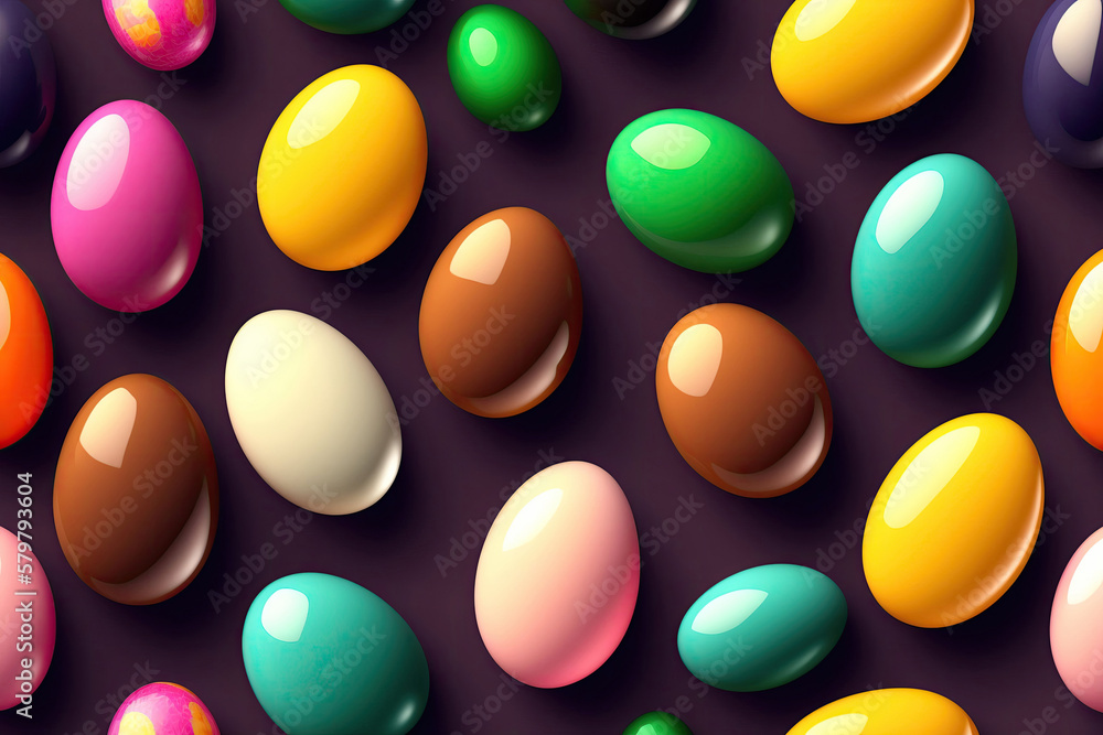 Colorful Easter Eggs Colorful Easter Eggs