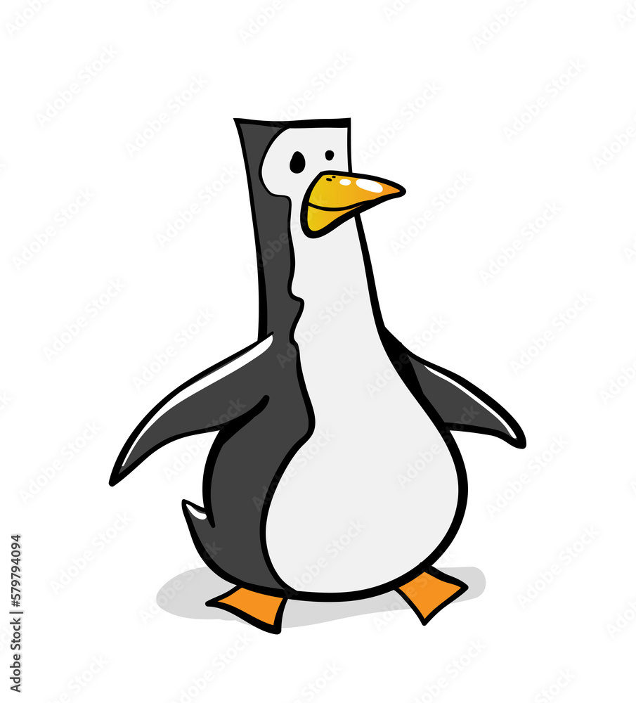 Fototapeta premium Cute little penguin