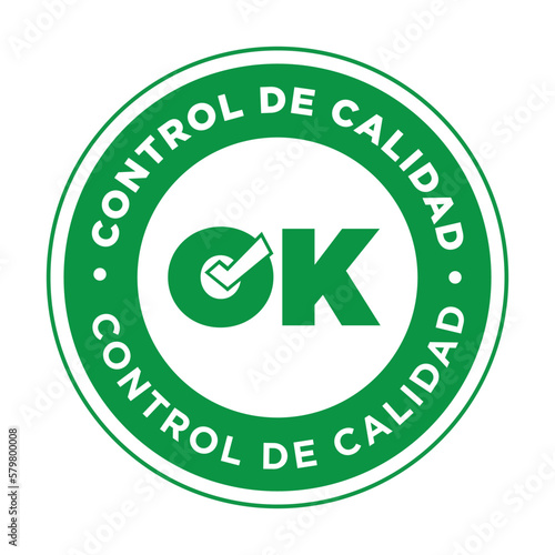 icono control de calidad ok