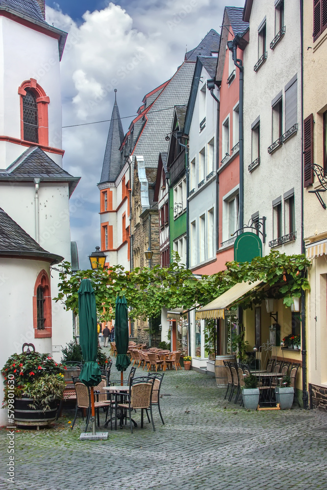 Street in Bernkastel-Kues, Germany Street in Bernkastel-Kues, Germany