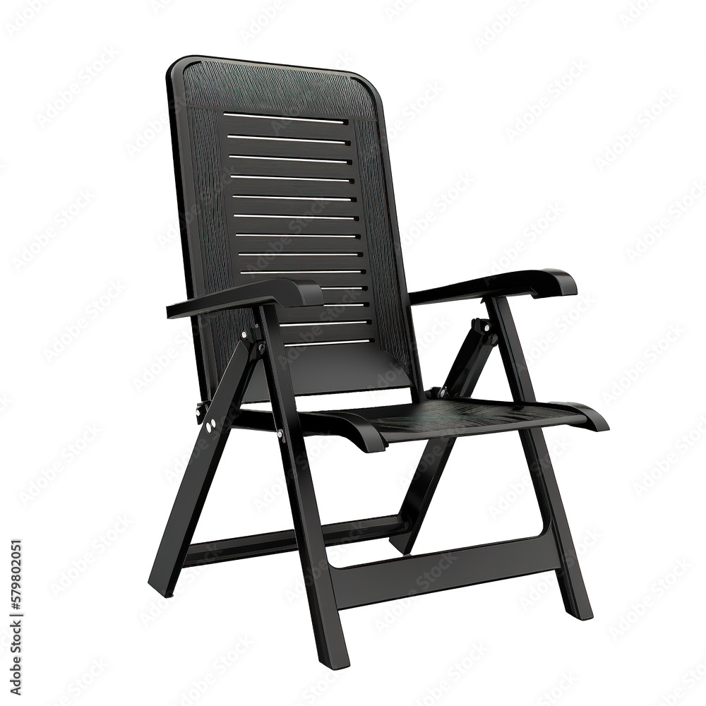plastic lawn chair isolate on background plastic lawn chair isolate on background