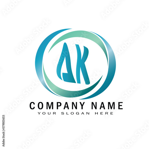 AK Creative Modern abstract logo design