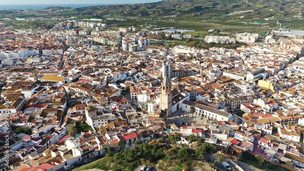 Velez Málaga . Localidad Malagueña perteneciente a la comarca de la axarquía .
