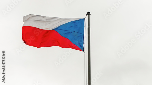 Close view of the Czech Republic flag