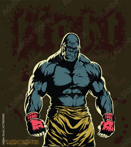 fighter without rules MMA gorilla