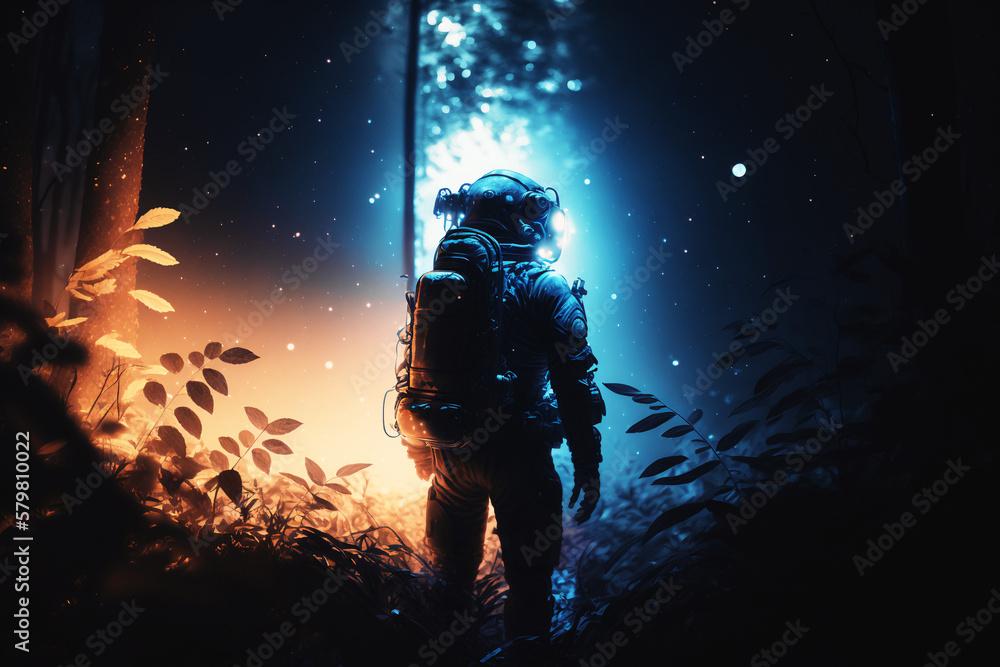 Searching Astronaut 