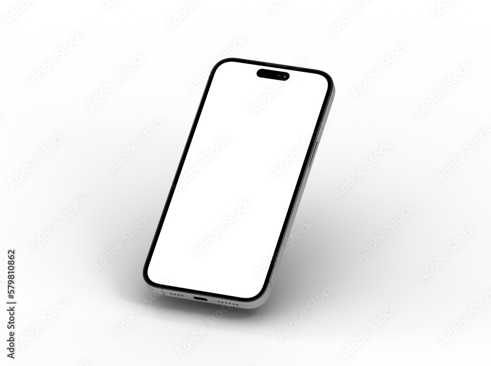 Mock up of smartphone - 3d rendering Mock up of smartphone - 3d rendering