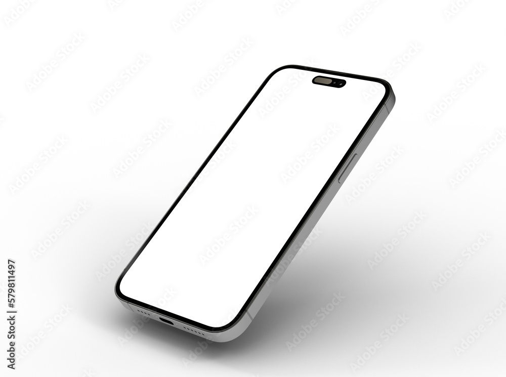 Smartphone frame less blank screen. Mockup generic device. Smartphone frame less blank screen. Mockup generic device.