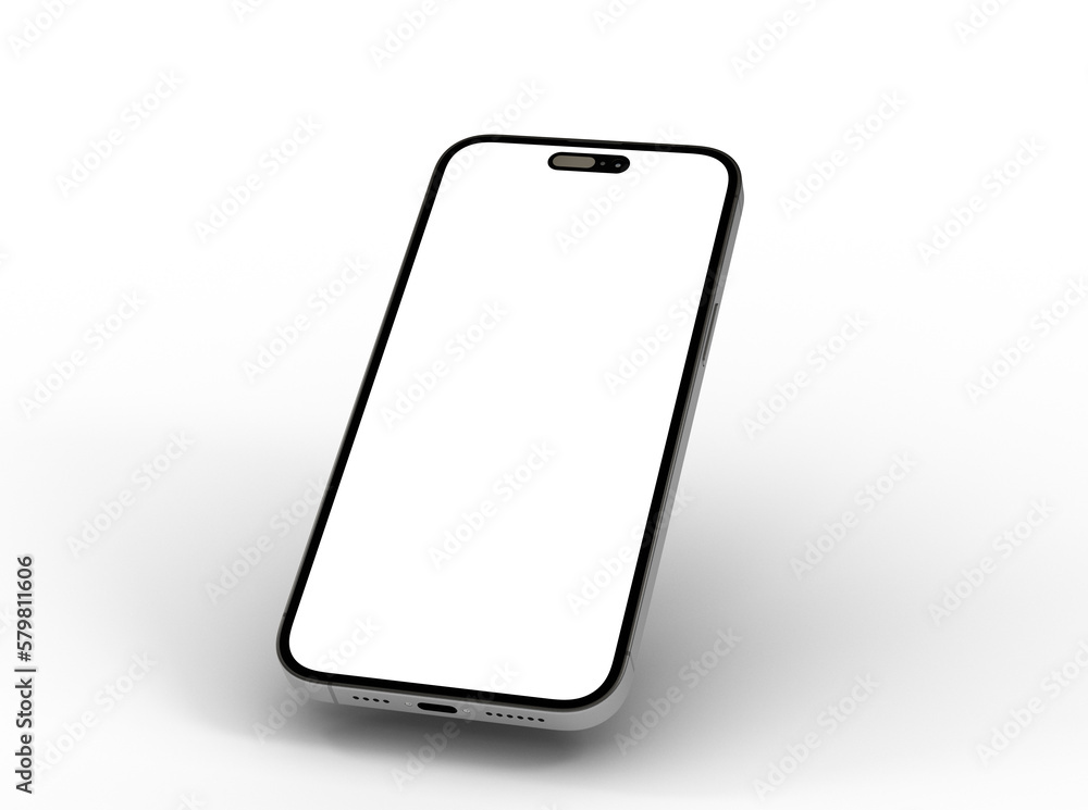 Smartphone frame less blank screen. Mockup generic device. Smartphone frame less blank screen. Mockup generic device.