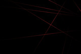 Abstract black with red lines, triangles background modern design. Vector illustration EPS 10.