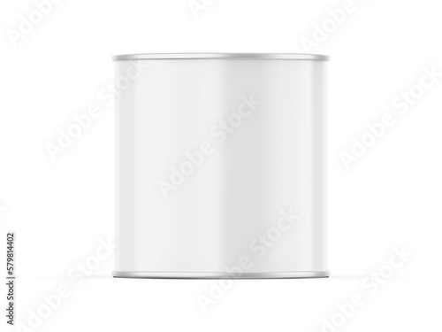 Wallpaper Mural Paper tin can mockup template for branding and promotion, 3d render illustration. Torontodigital.ca