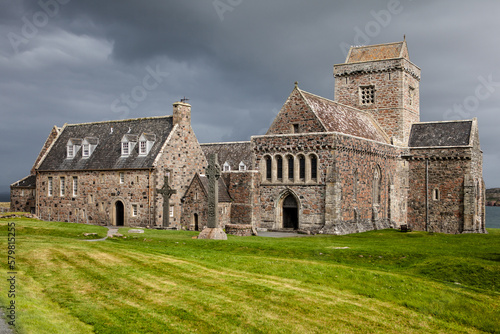 Foto Abtei auf der Insel Iona in Schottland