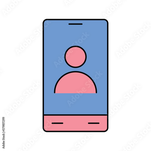 mobile, selfie, selfie in mobile icon