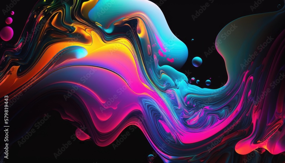 Abstract neon liquid wavy background. Liquid art, marbling texture, digital illustration, neon wallpaper, wavy lines, liquid ripples. Abstract neon liquid wavy background. Liquid art, marbling texture, digital illustration, neon wallpaper, wavy lines, liquid ripples.