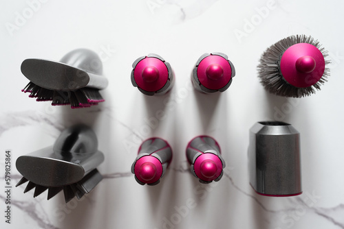dyson airwrap complete styler haircare dryer attachments Engineered For Different Hair Types, Lengths And Styles For voluminous curls or waves in longer hair