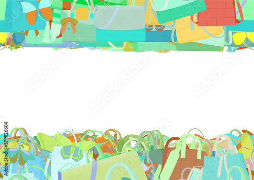 Background pattern abstract design texture. Horizontal seamless stripes. Border frame, transparent background. Theme is about various, leather, small, Pipevine, wild, glamour, fly, beautiful