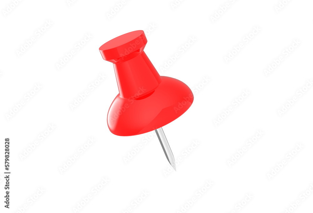 3d rendered push pin icon or thumbtack icon or paper clip icon on transparent background 3d rendered push pin icon or thumbtack icon or paper clip icon on transparent background