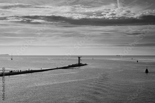 Obraz na płótnie Poland, Swinoujscie, entrance to the port. w salonie