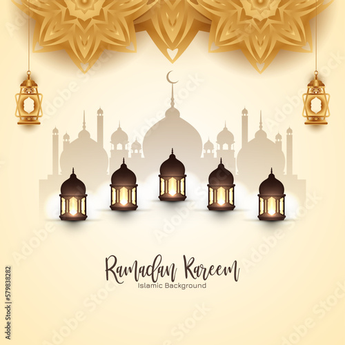 Wallpaper Mural Beautiful Ramadan Kareem Islamic traditional festival background Torontodigital.ca