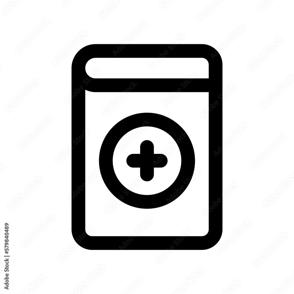 medical book icon for your website design, logo, app, UI. medical book icon for your website design, logo, app, UI.