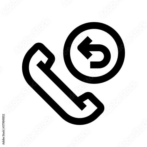 call back icon for your website, mobile, presentation, and logo design.