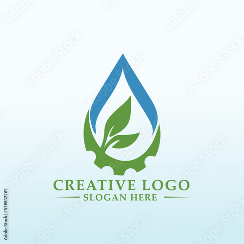 High end precision Agriculture equipment logo design