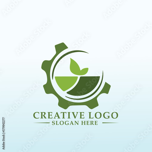 High end precision Agriculture equipment logo design