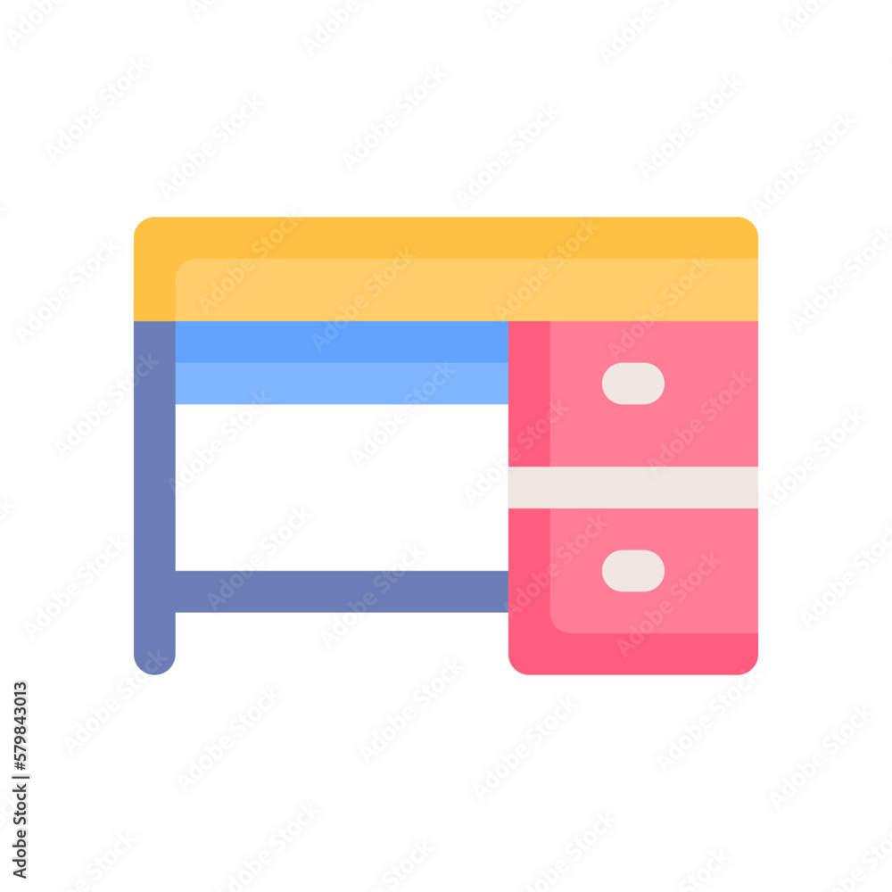 desk icon for your website design, logo, app, UI. desk icon for your website design, logo, app, UI.